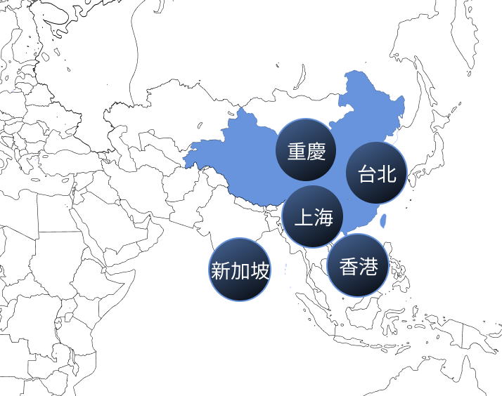 辦事處地圖